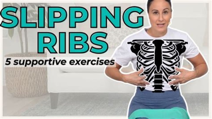 How do you fix a slipped rib at home?
