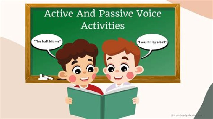 How do you introduce active and passive voice in class?