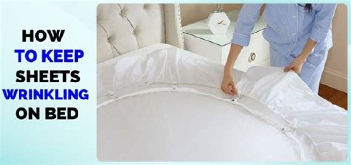 How do you keep linen sheets from wrinkling?