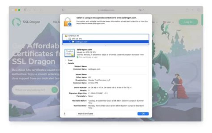 How do you know if a website has an SSL certificate?