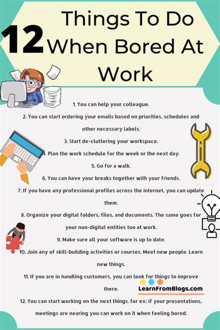 How do you know if you are bored at work?