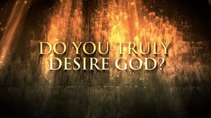 How do you know your desire is from God?