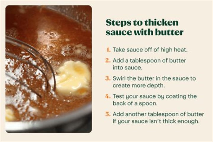 How do you make a watery sauce thicker?