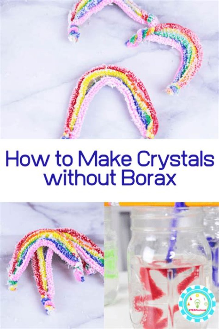 How do you make crystals without borax?