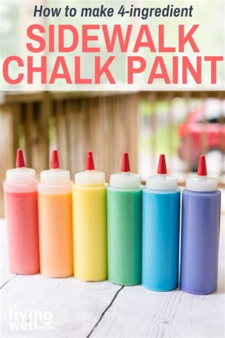 How do you make sidewalk chalk with baking soda?