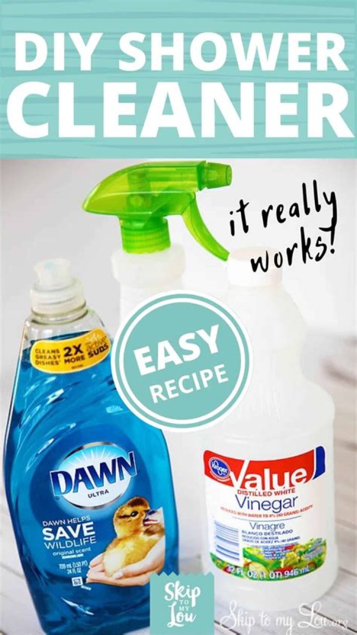 How do you make your own shower cleaner?