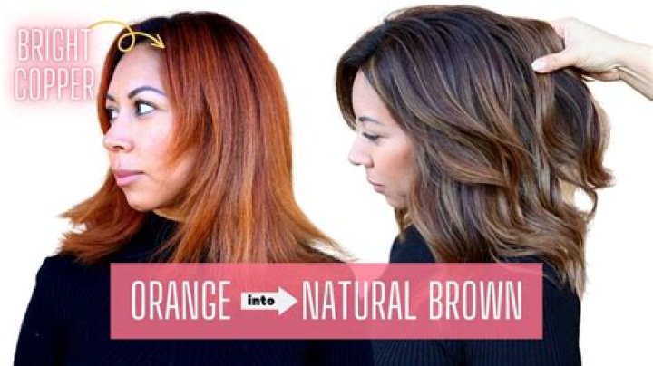 How do you neutralize orange hair?