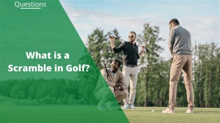 How do you play Texas Scramble golf?