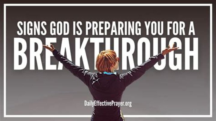 How do you pray for breakthrough?