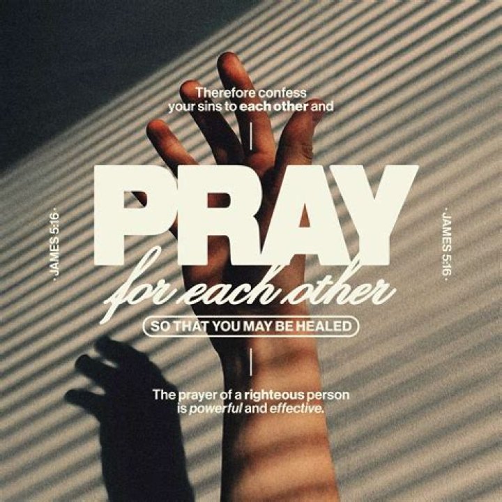 How do you pray for one another?