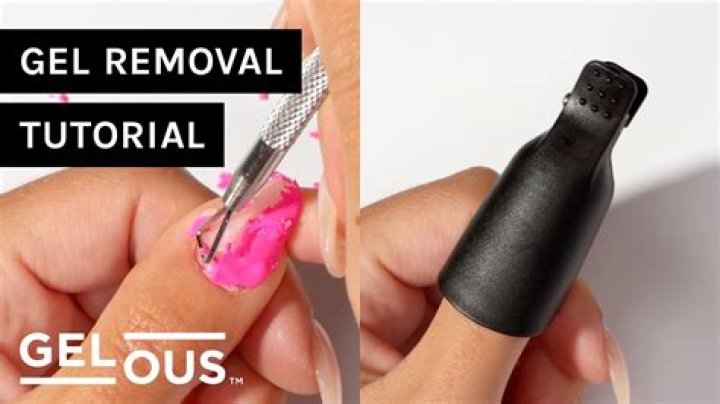 How do you remove gel nails?