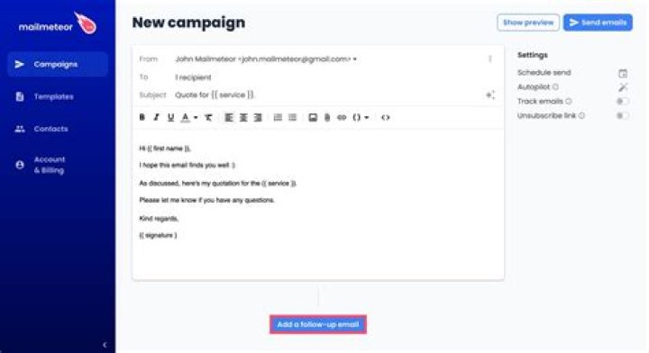 How do you respond to a contingent email offer?