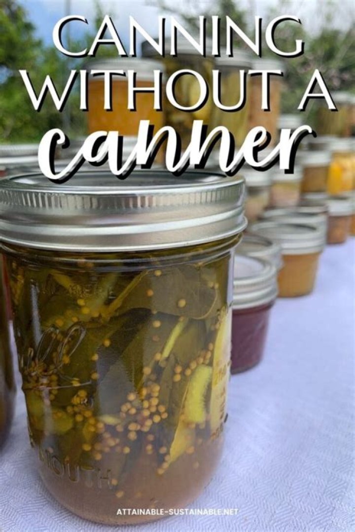 How do you seal canning jars without a canner?