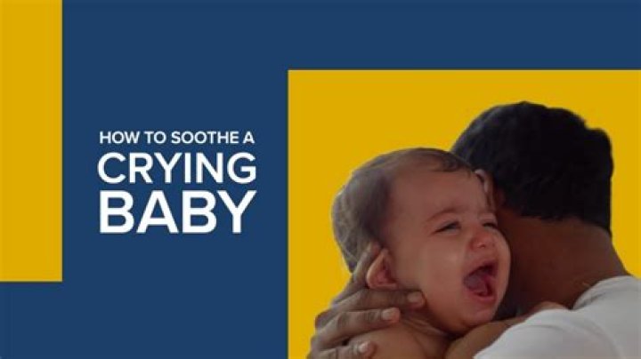 How do you soothe a crying baby?
