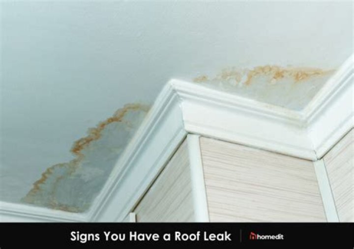 How do you stop a roof leak from inside?