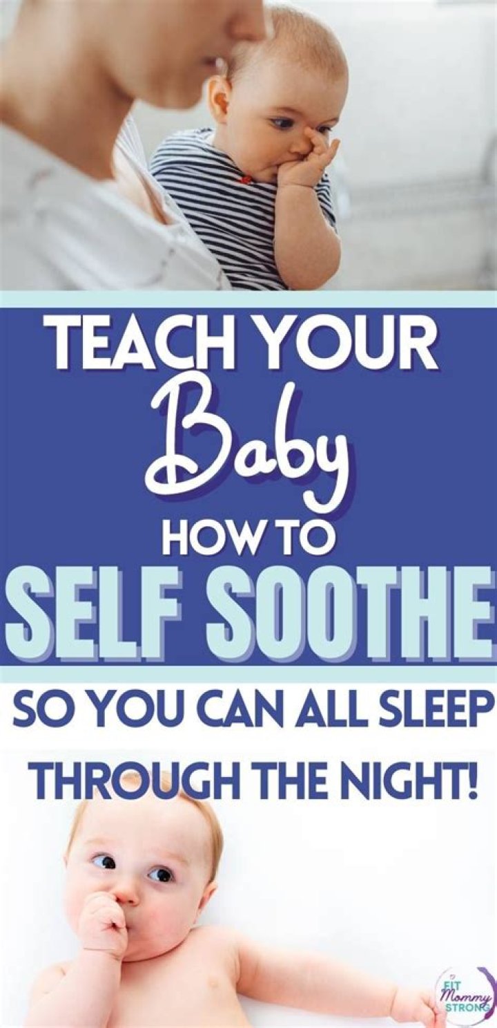How do you teach toddler to self soothe in the middle of the night?