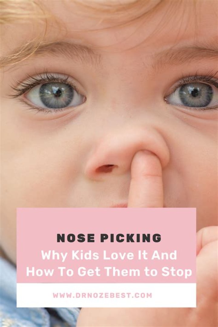 How do you tell someone to stop picking their nose?