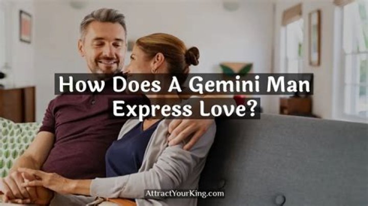 How does a Gemini man express love?