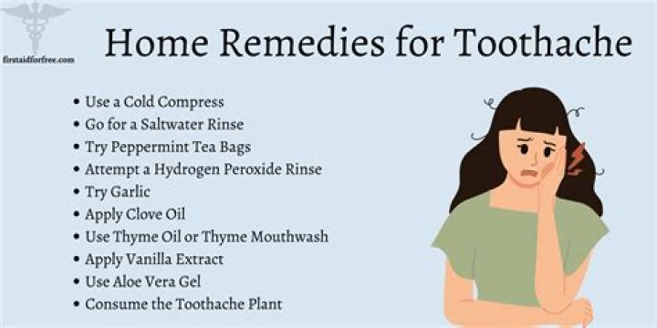 How does vanilla extract help a toothache?