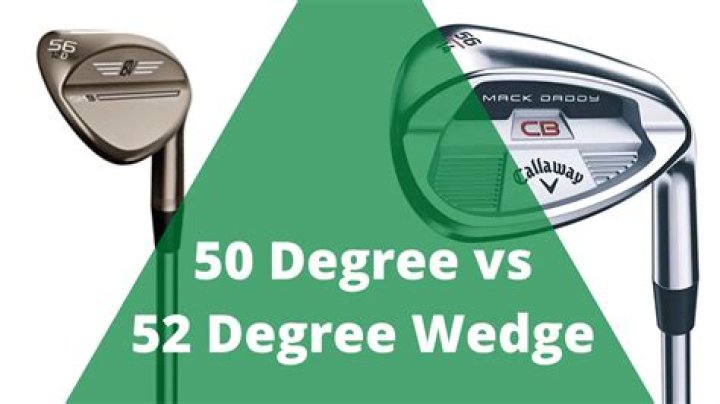 How far should a man hit a 50 degree wedge?