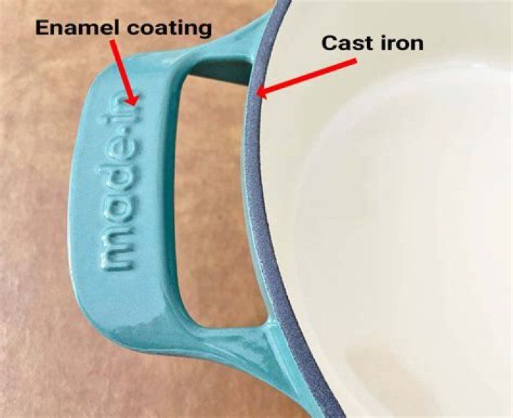 How hot is too hot for enameled cast iron?