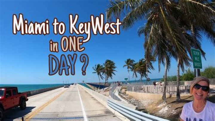 How is the drive from Miami to Key West?