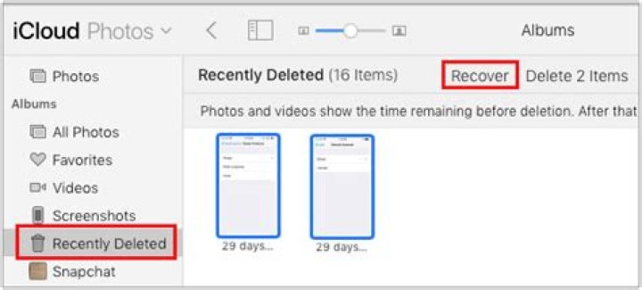 How long do deleted photos stay on iCloud?