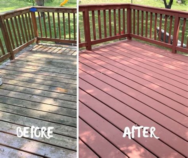 How long do I need to wait after washing my deck to stain it?