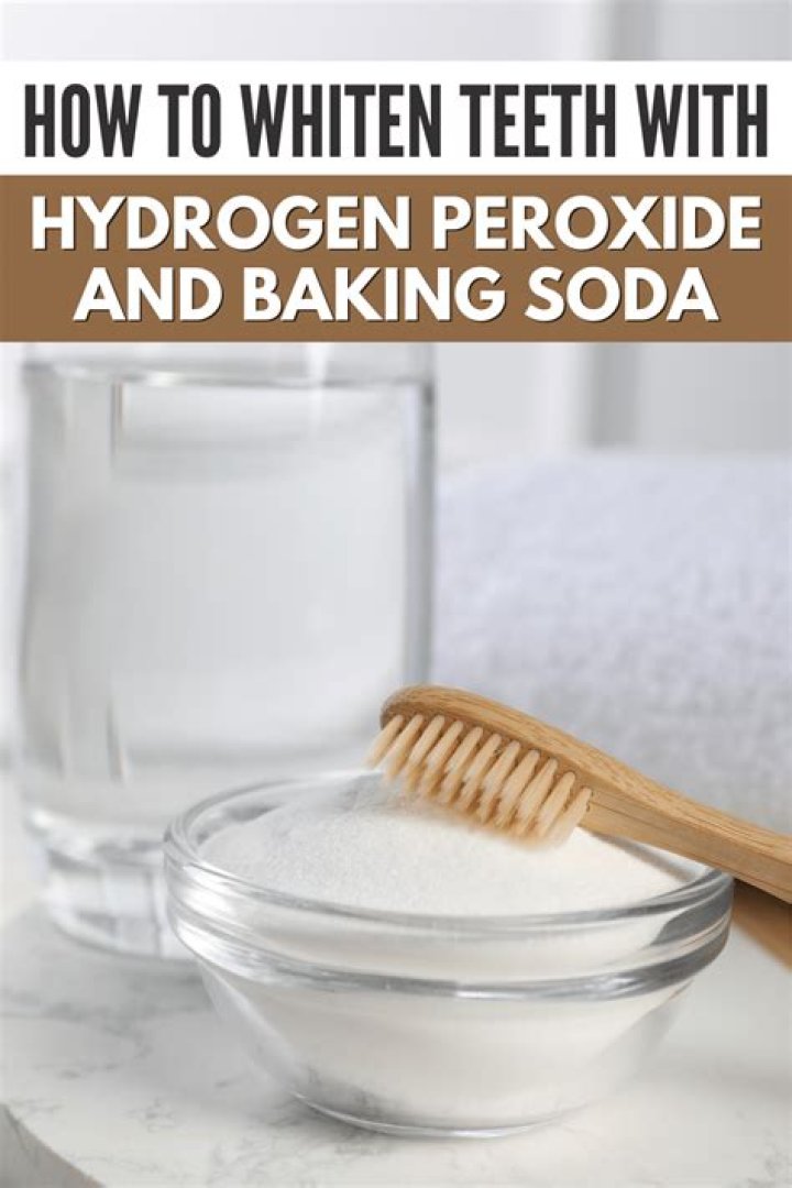 How long does baking soda and hydrogen peroxide take to whiten teeth?