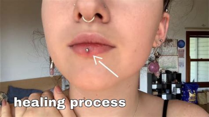 How long does it take for a lip piercing to fully heal?