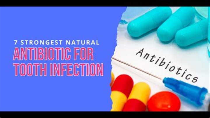 How long does it take for antibiotics to work for tooth infection?