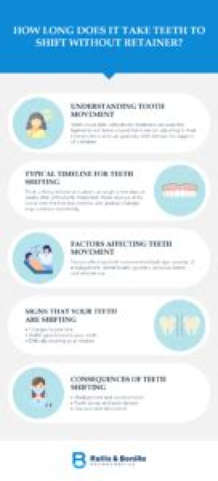 How long does it take teeth to shift?