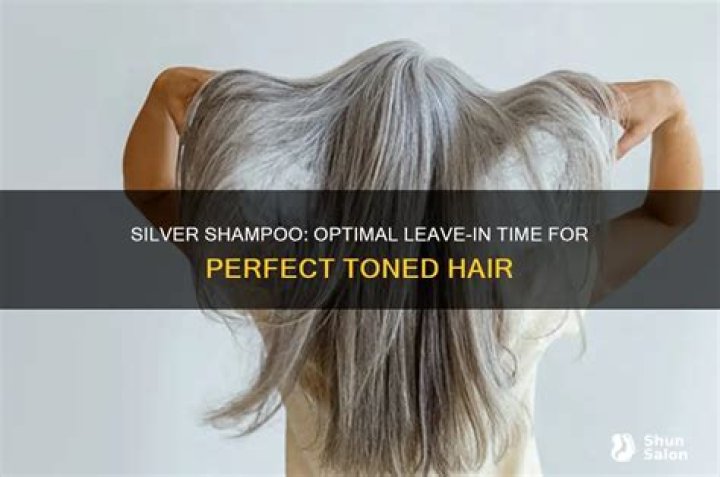 How long should I leave silver shampoo in my hair?