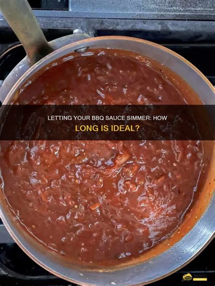 How long should I let my spaghetti sauce simmer?