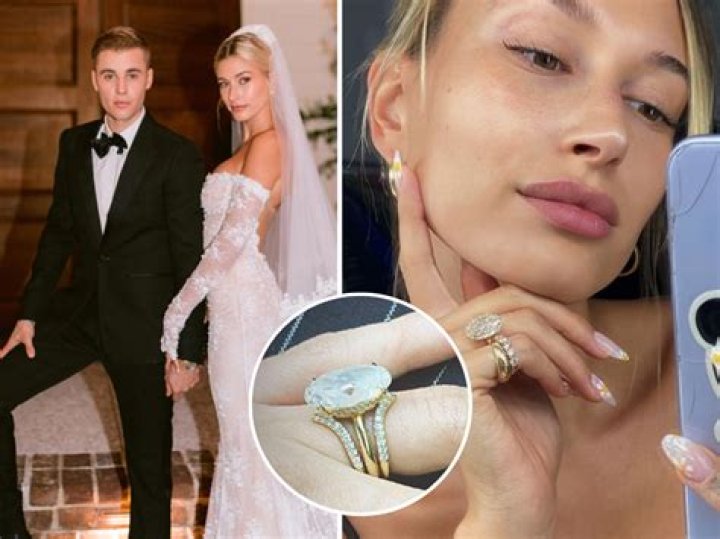How many carats is Hailey Bieber's engagement ring?