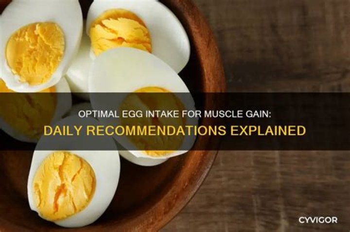How many eggs a day for muscle gain?