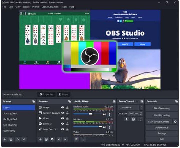 How many GB is OBS Studio?