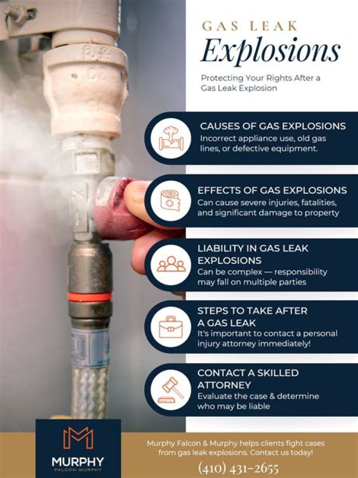 How many houses explode from gas leaks?