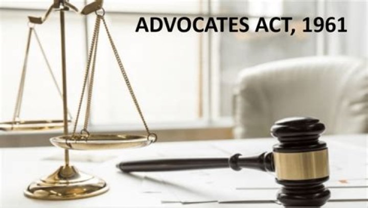 How many sections are in Advocates Act 1961?
