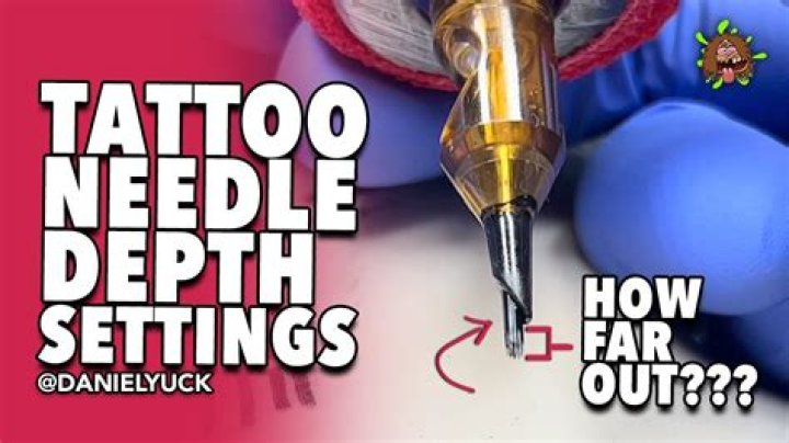 How many times does a tattoo needle stab you?