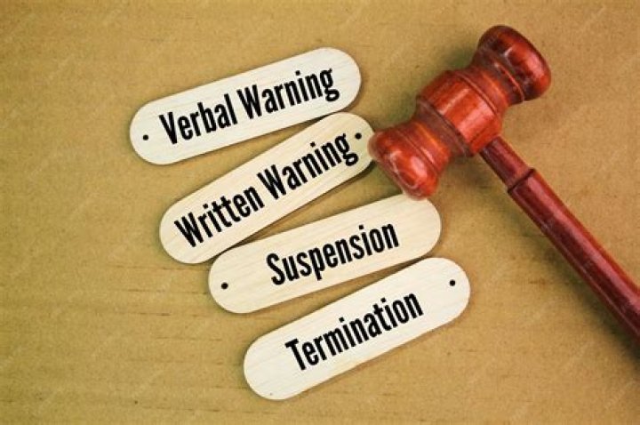 How many warnings do you get before a disciplinary hearing?