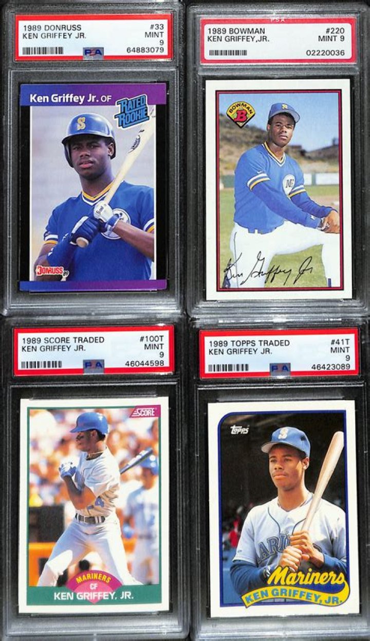 How much are Ken Griffey Jr rookie cards worth?