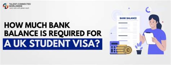 How much bank balance is required for UK student visa?