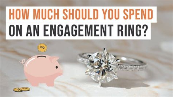 How much does the average male spend on an engagement ring?