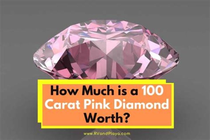 How much is a 100 carat pink diamond worth?