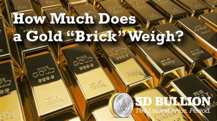 How much is a brick gold?