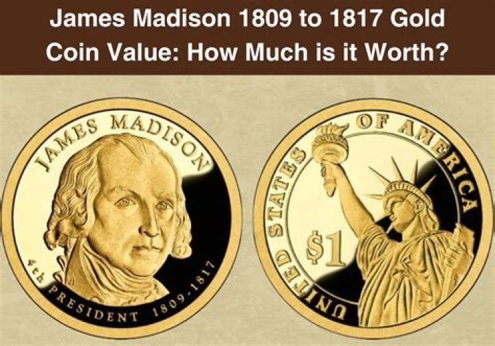 How much is a James Monroe gold dollar worth?