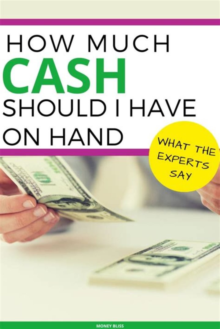 How much money should I have in the bank?