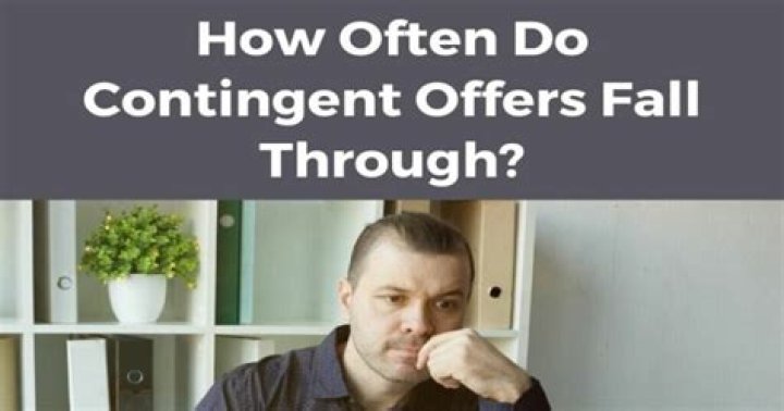 How often do contingent offers fall through?