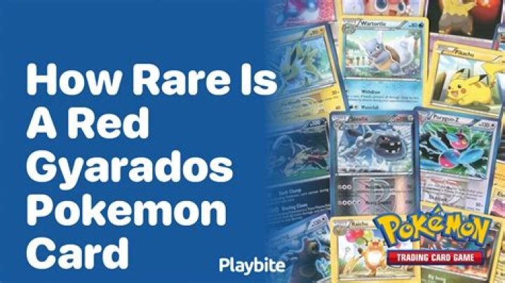 How rare is a red gyarados?